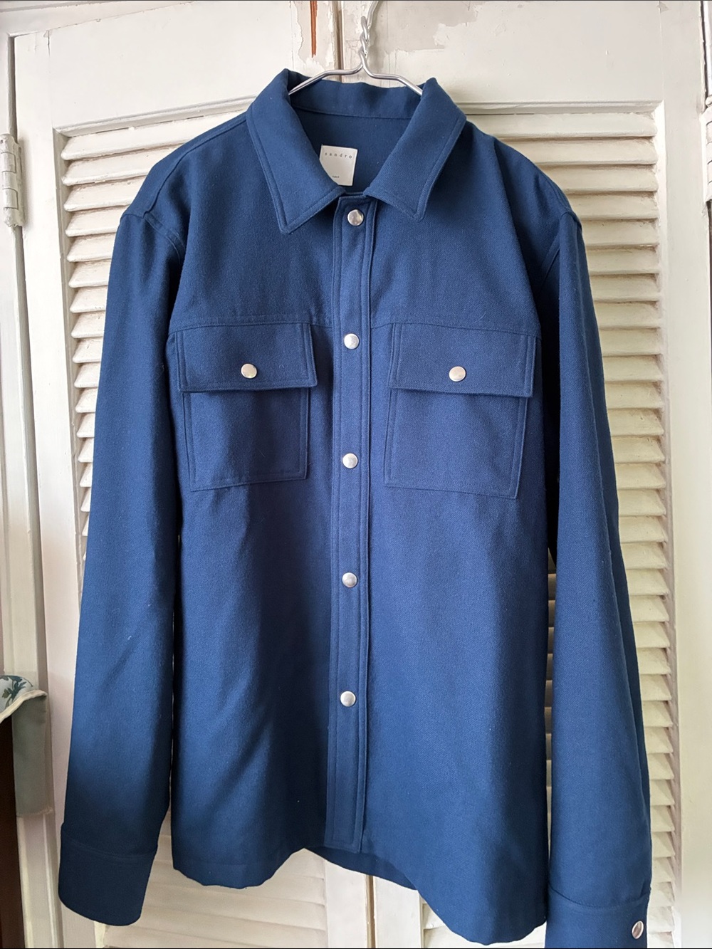 Sandro Men's wool shirt
